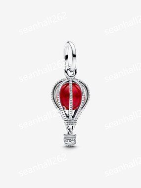 Pandora Hot Air Balloon Murano Glass Dangle Charm